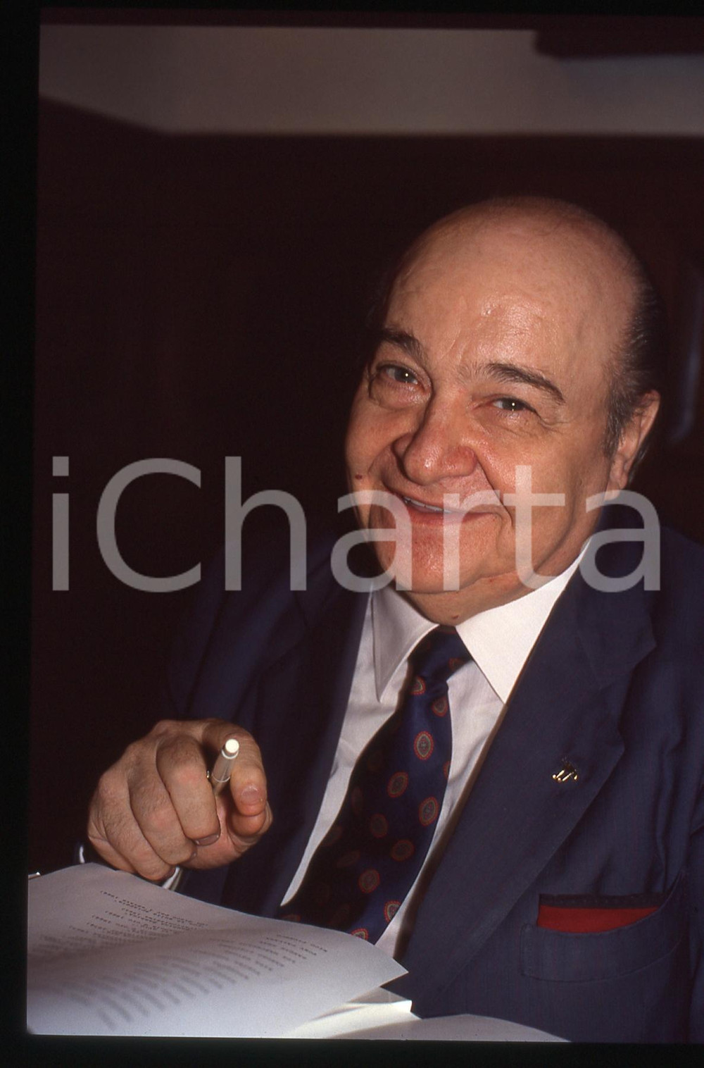 35mm vintage slide* 1995ca COSTUME Aurelio FIERRO Ritratto del cantante (12)