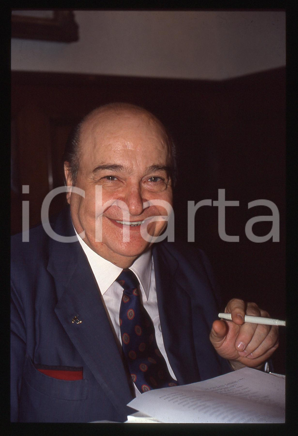 35mm vintage slide* 1995ca COSTUME Aurelio FIERRO Ritratto del cantante (13)