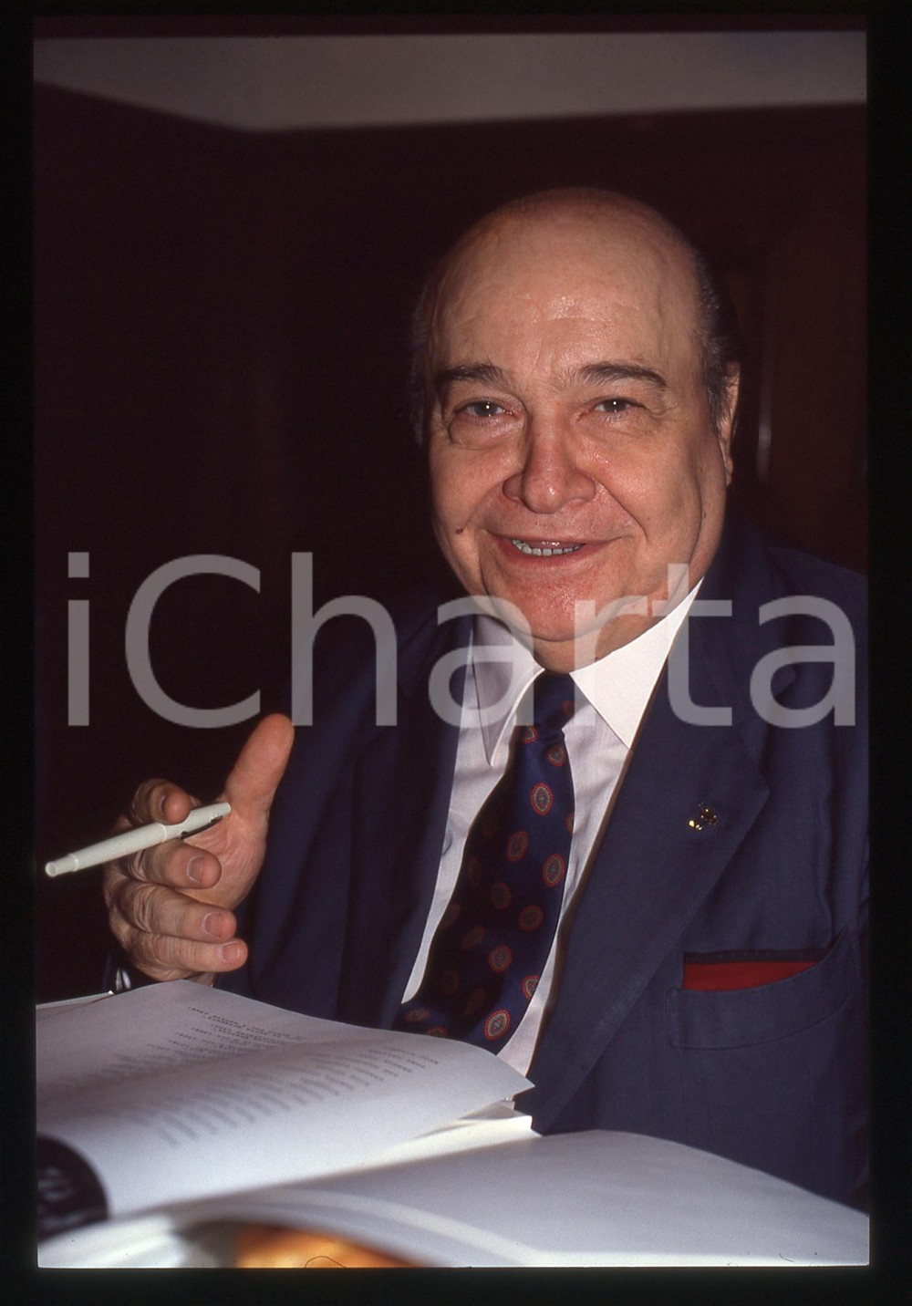 35mm vintage slide* 1995ca COSTUME Aurelio FIERRO Ritratto del cantante (17)