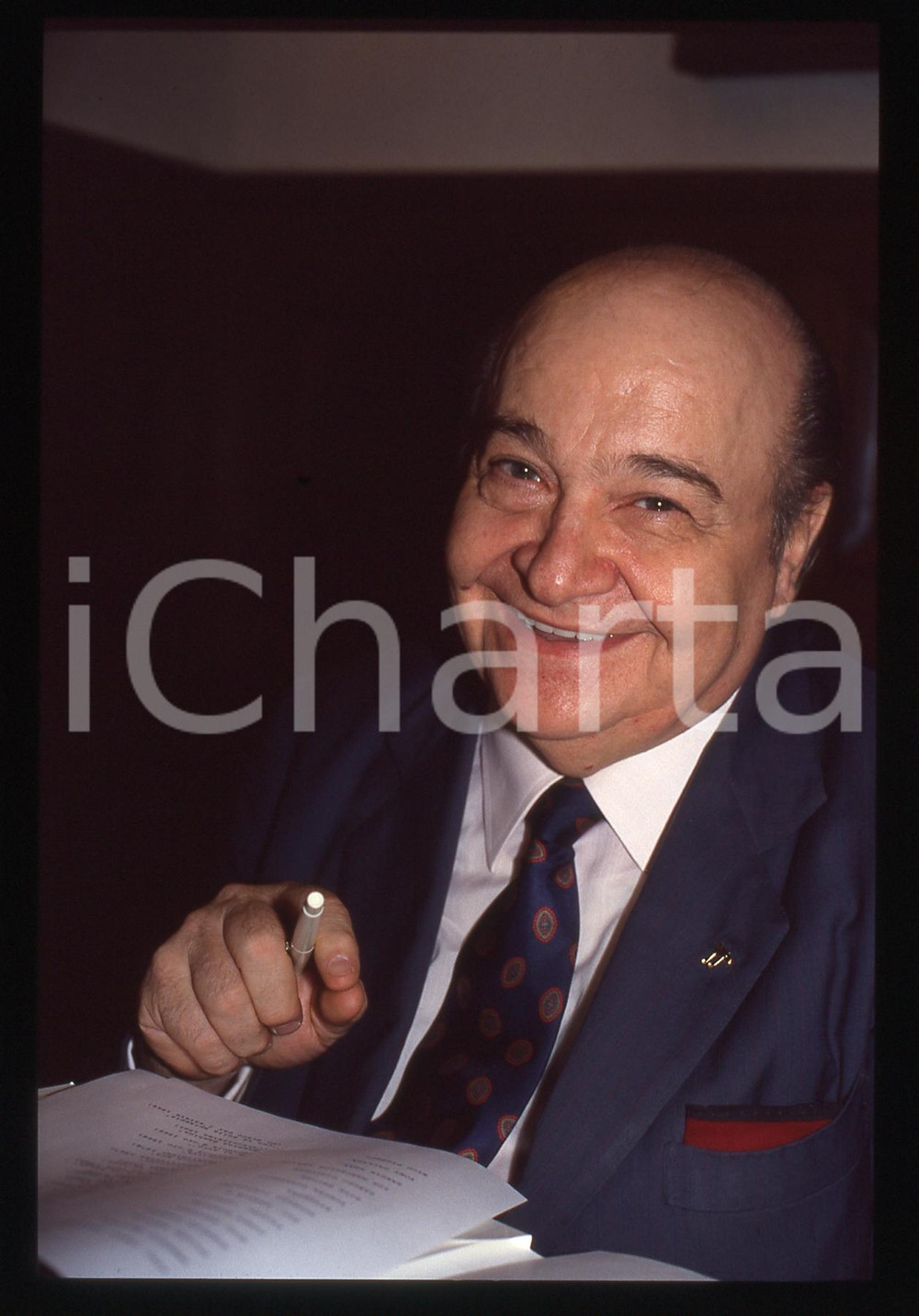 35mm vintage slide* 1995ca COSTUME Aurelio FIERRO Ritratto del cantante (18)