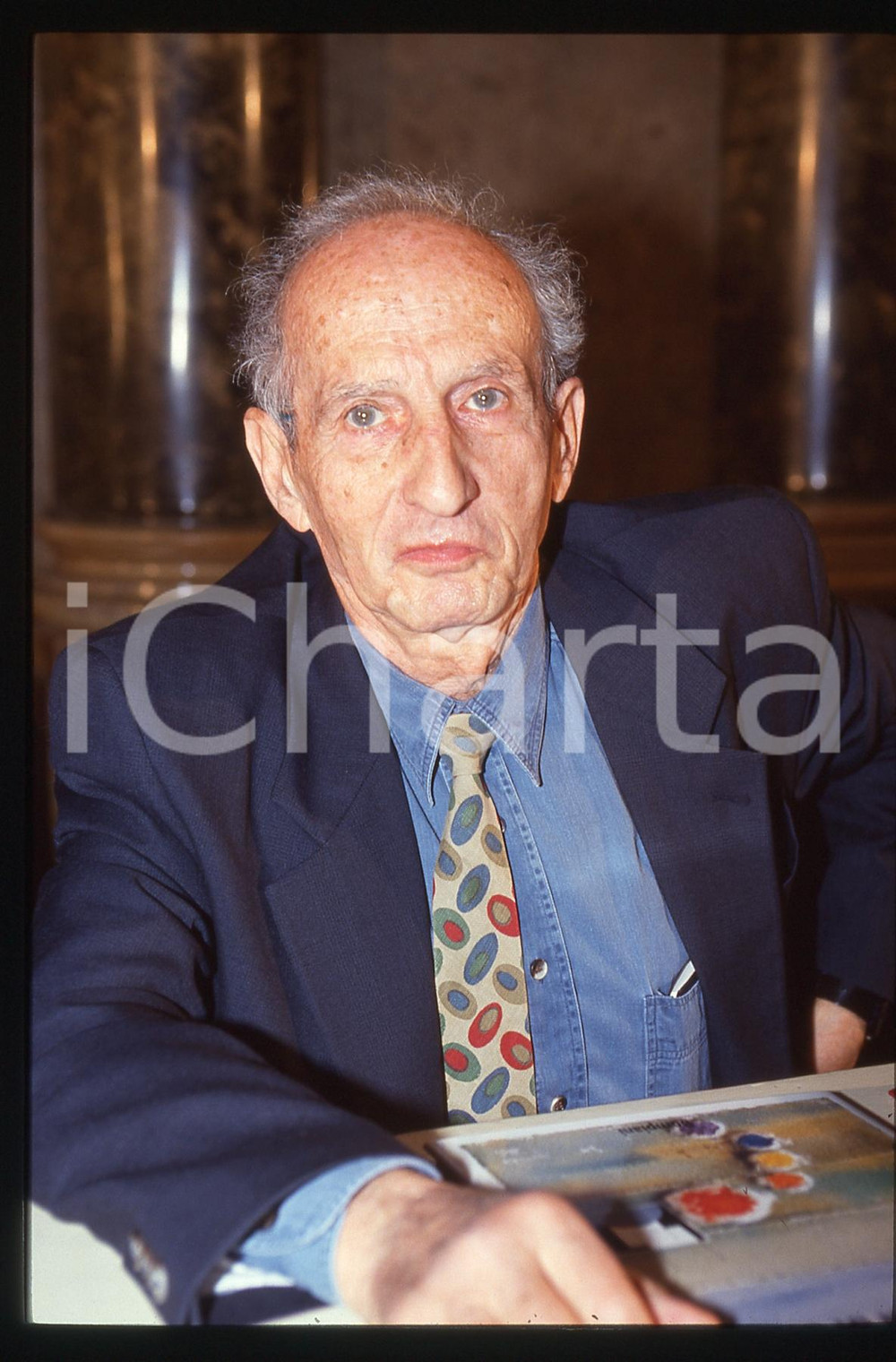 35mm vintage slide* 1992 MILANO Eugenio CARMI presenta Gli gnomi di Gnu (1)