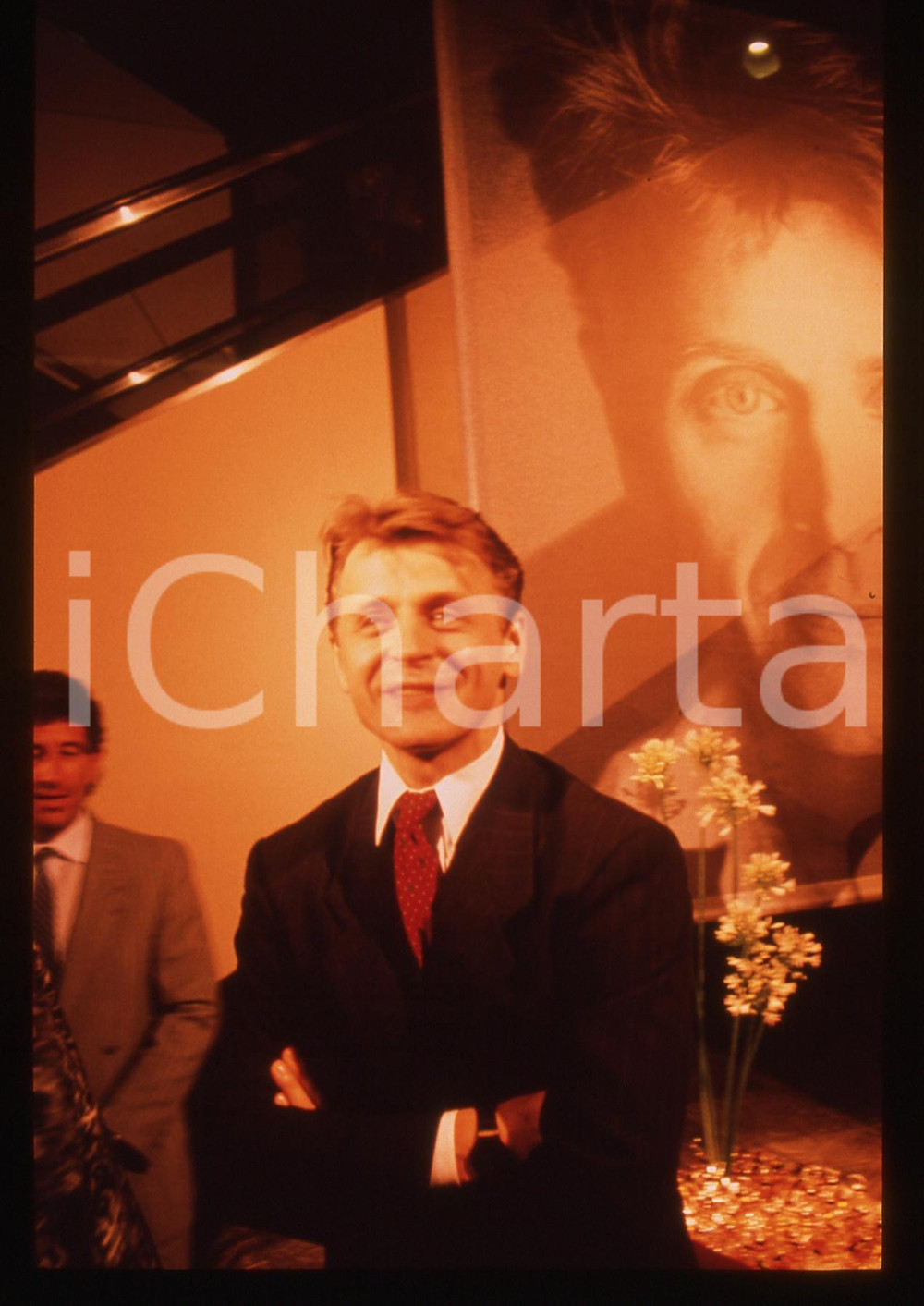 35mm vintage slide* 1993 MILANO Mikhail BARYSHNIKOV premiato al PICCOLO TEATRO 3