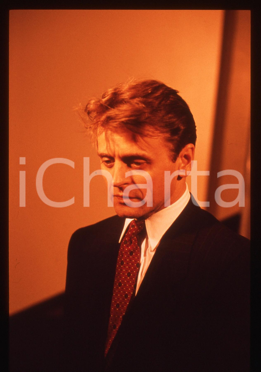 35mm vintage slide* 1993 MILANO Mikhail BARYSHNIKOV al PICCOLO TEATRO Ritratto