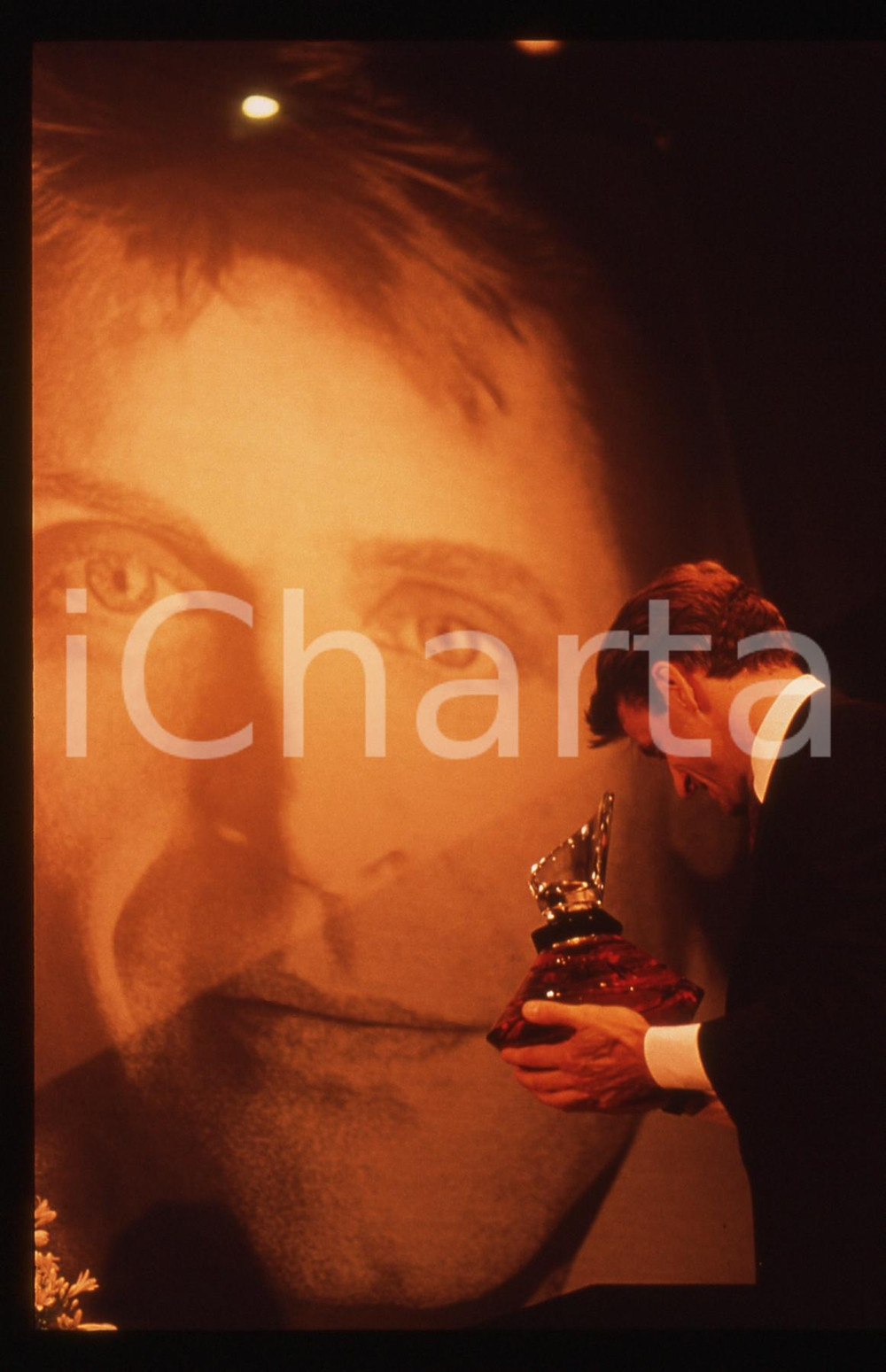 35mm vintage slide* 1993 MILANO Mikhail BARYSHNIKOV premiato al PICCOLO TEATRO 6