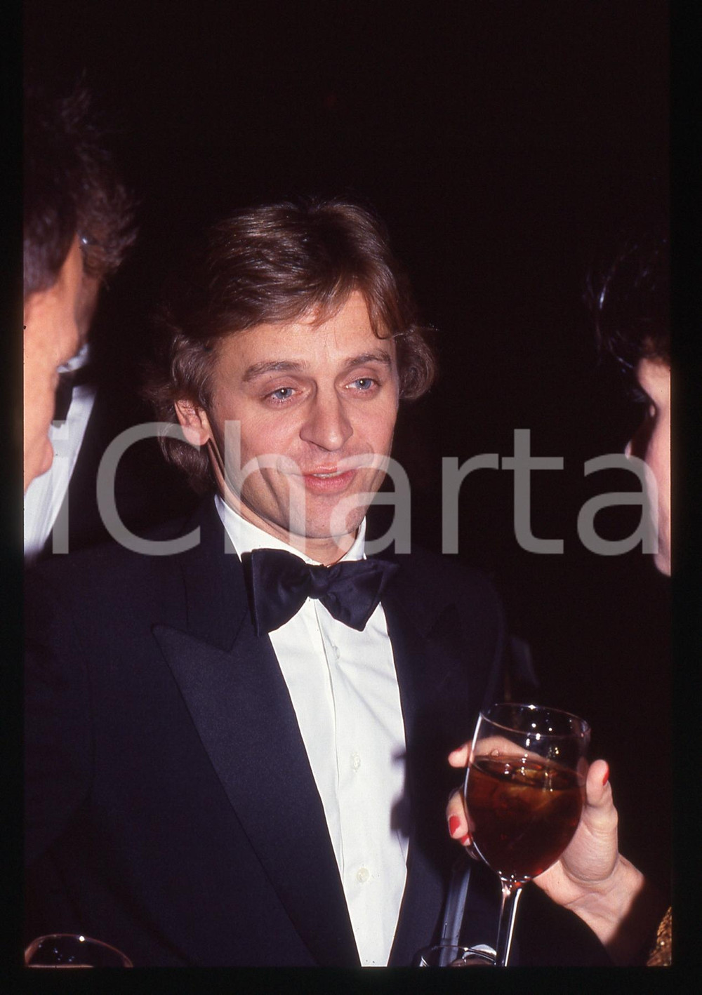 35mm vintage slide* 1993 MILANO Mikhail BARYSHNIKOV a una serata di gala (2)