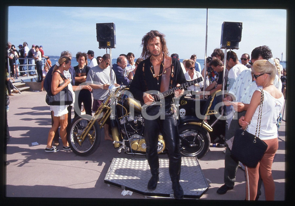35mm vintage slide* 1990ca RIVIERA ROMAGNOLA Beppe MANIGLIA in concerto (3)
