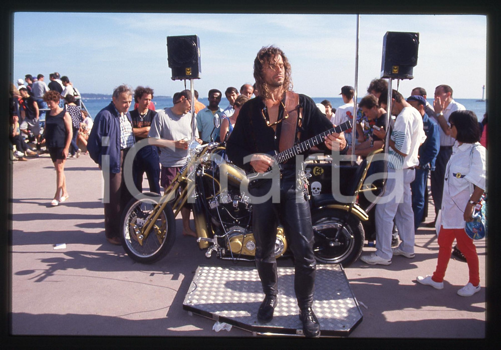 35mm vintage slide* 1990ca RIVIERA ROMAGNOLA Beppe MANIGLIA in concerto (8)