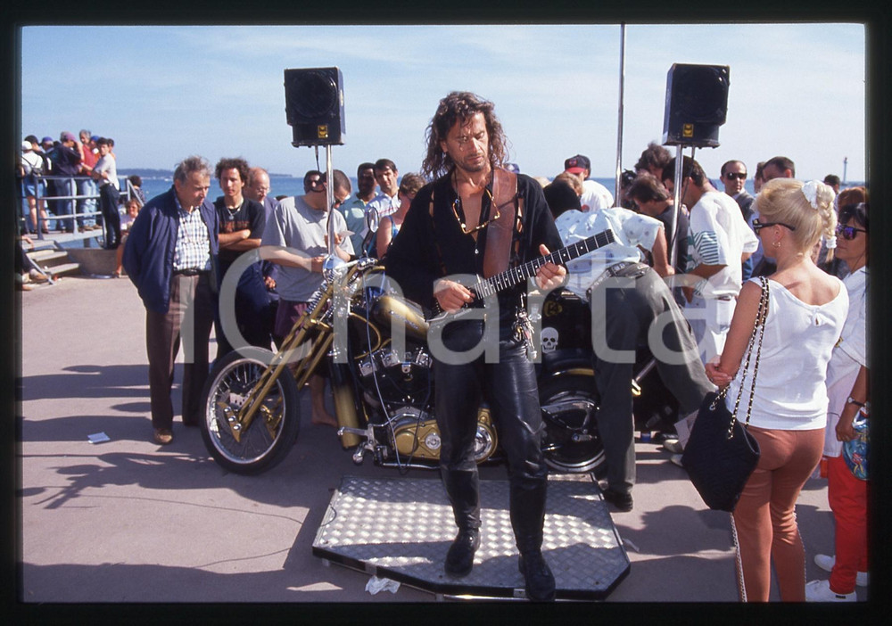 35mm vintage slide* 1990ca RIVIERA ROMAGNOLA Beppe MANIGLIA in concerto (9)
