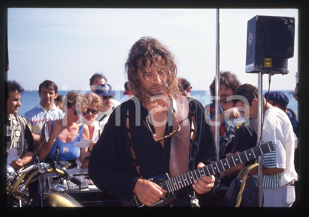 35mm vintage slide* 1990ca RIVIERA ROMAGNOLA Beppe MANIGLIA in concerto (11)