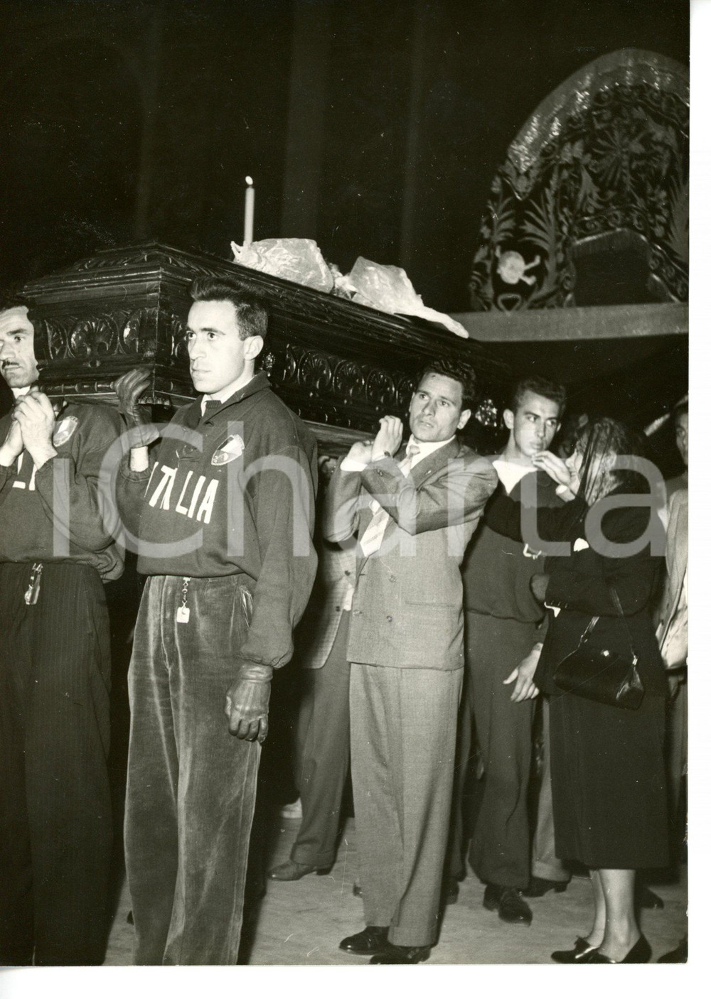 1953 ROMA Basilica di Santa Maria degli Angeli - Funerali Salvatore CANNAROZZO 