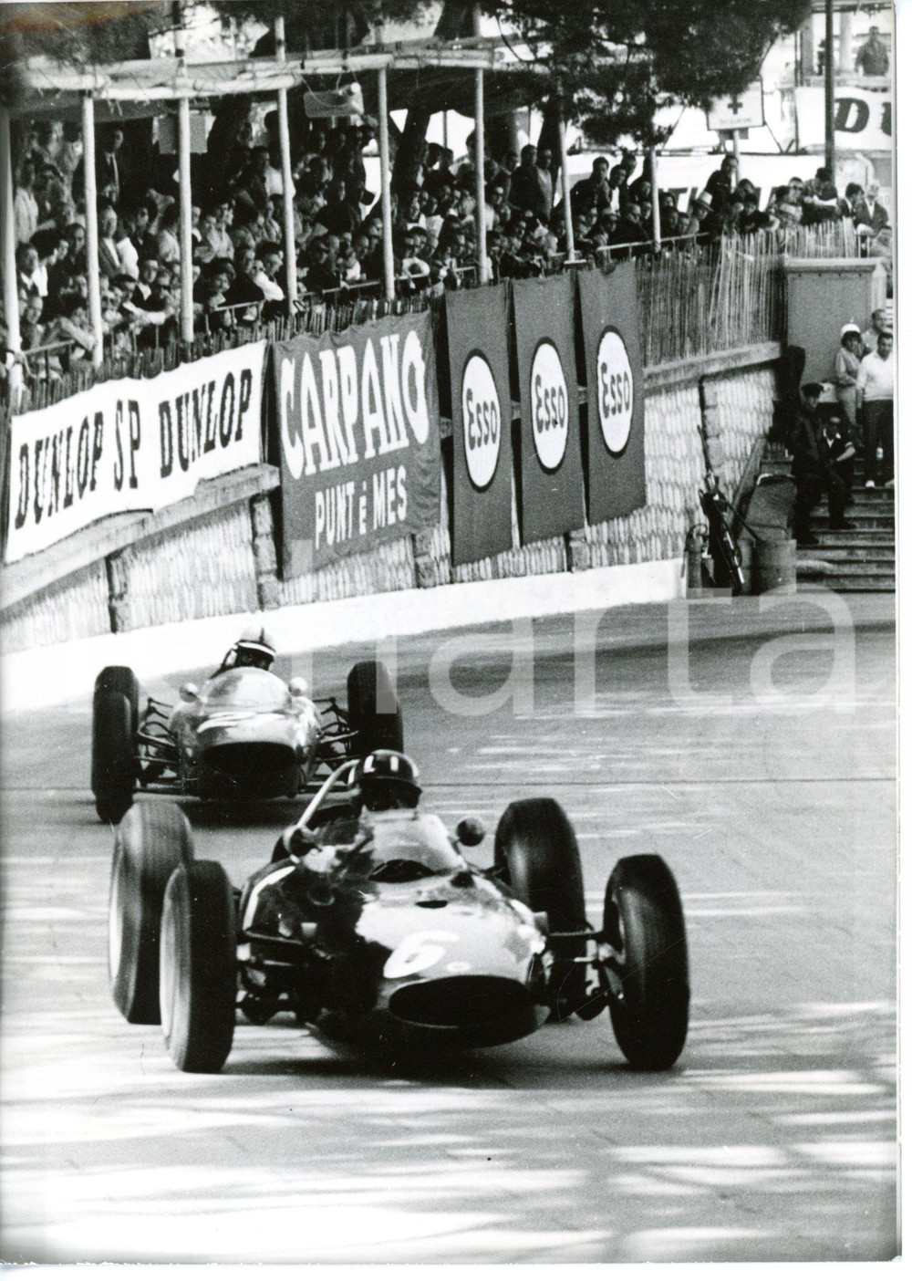 1963 GRAN PREMIO DI MONACO Passaggio di Graham HILL su BRM *Foto 13x18 cm