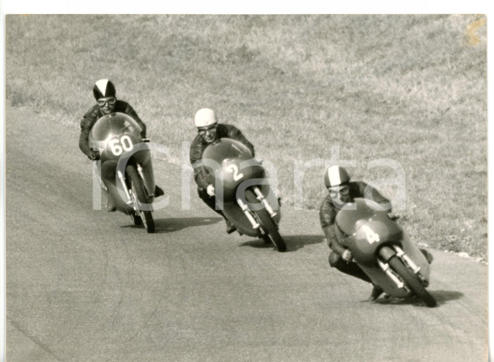 1958 MONZA MOTOCICLISMO - GP DELLE NAZIONI Passaggio dei concorrenti *Foto 18x13
