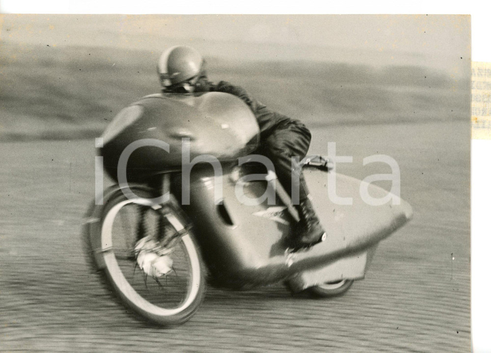 1954 AUTODROMO DI MONZA Scuderia CECCATO - Prove su pista Foto 18x13 cm