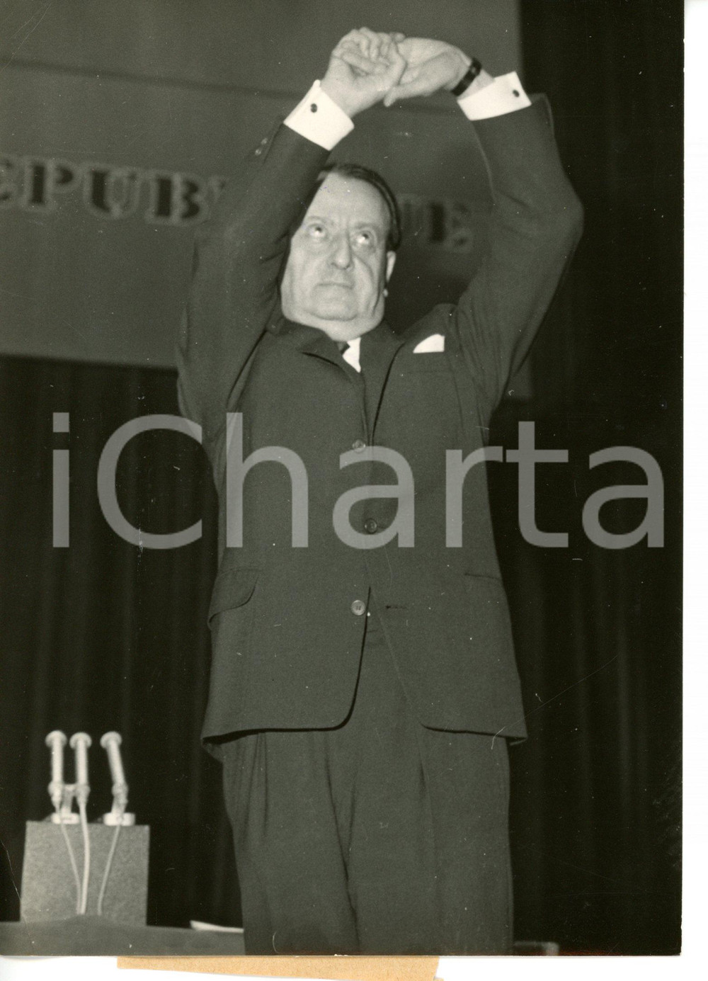1962 PARIS Association Vème République - André MALRAUX al discorso inaugurale