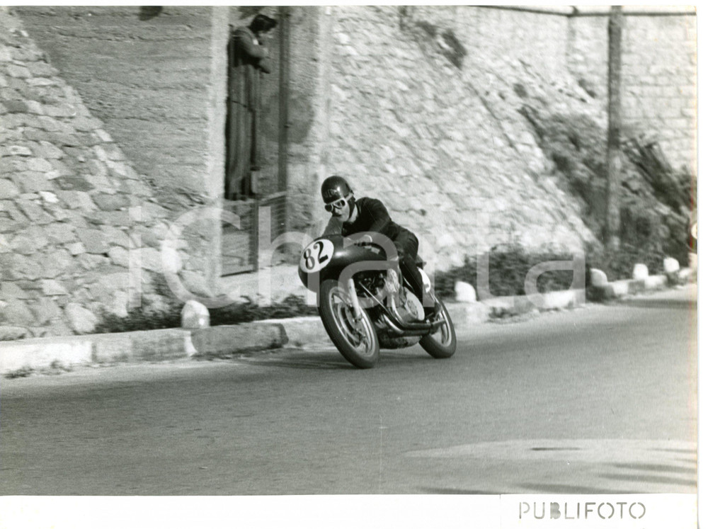 1955 CIRCUITO DI OSPEDALETTI Passaggio di Orlando VALDINOCI Foto 24x18 cm