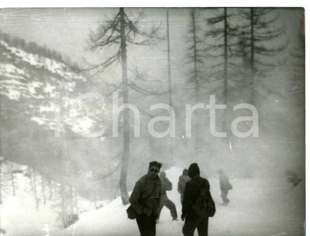 1954 MONTI DEL DACHSTEIN Scolaresca di HEILBRONN prima della tragedia Foto