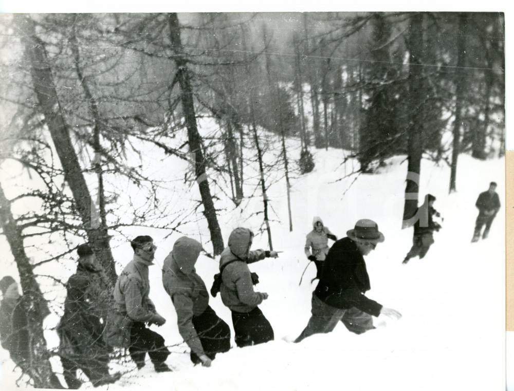 1954 MONTI DEL DACHSTEIN Scolaresca di HEILBRONN prima della tragedia - Foto