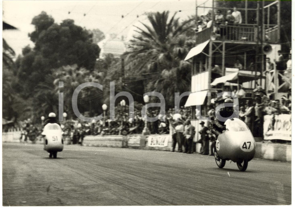 1956 CIRCUITO DI OSPEDALETTI - Enrico LORENZETTI seguito da Hans BALTISBERGER