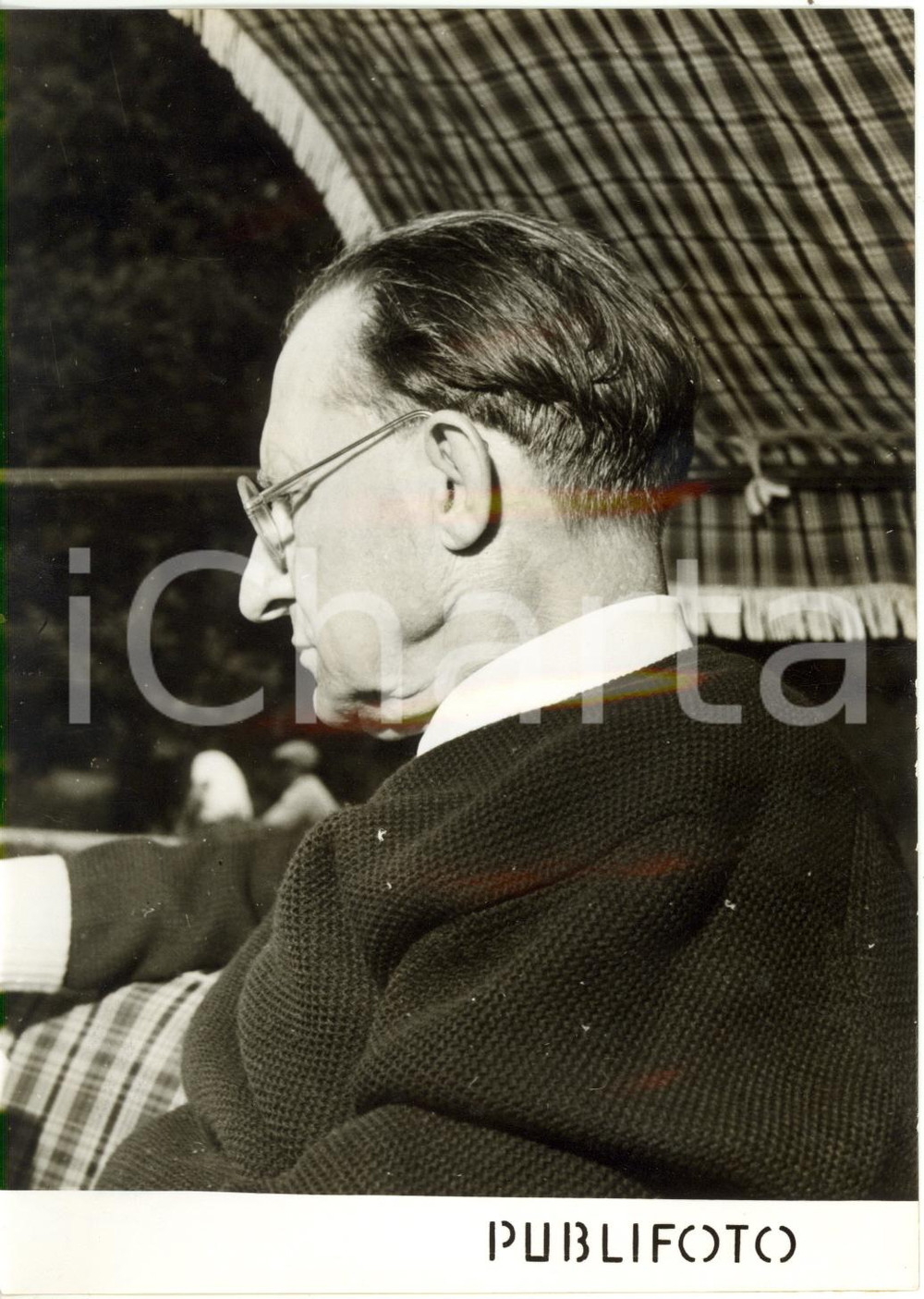 1953 SELLA DI VALSUGANA (TN) - Alcide DE GASPERI in villeggiatura - Ritratto