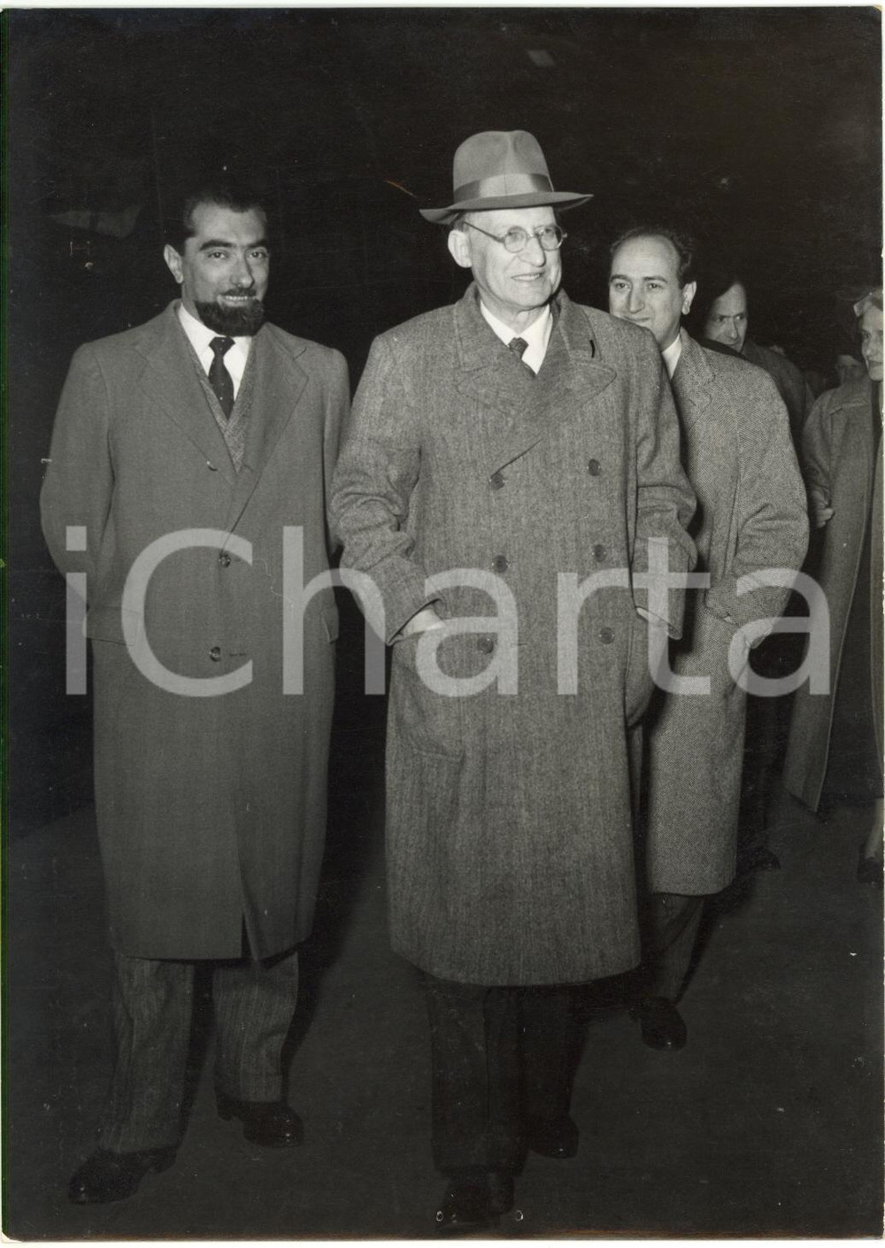 1954 MILANO Processo Giovannino GUARESCHI - Arrivo di Alcide DE GASPERI (2) Foto