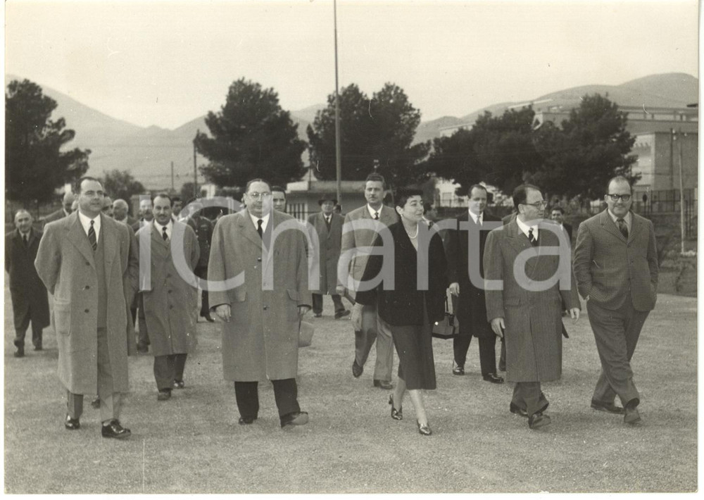 1953 PALERMO - Franco RESTIVO all'inaugurazione dell'Ippodromo della Favorita