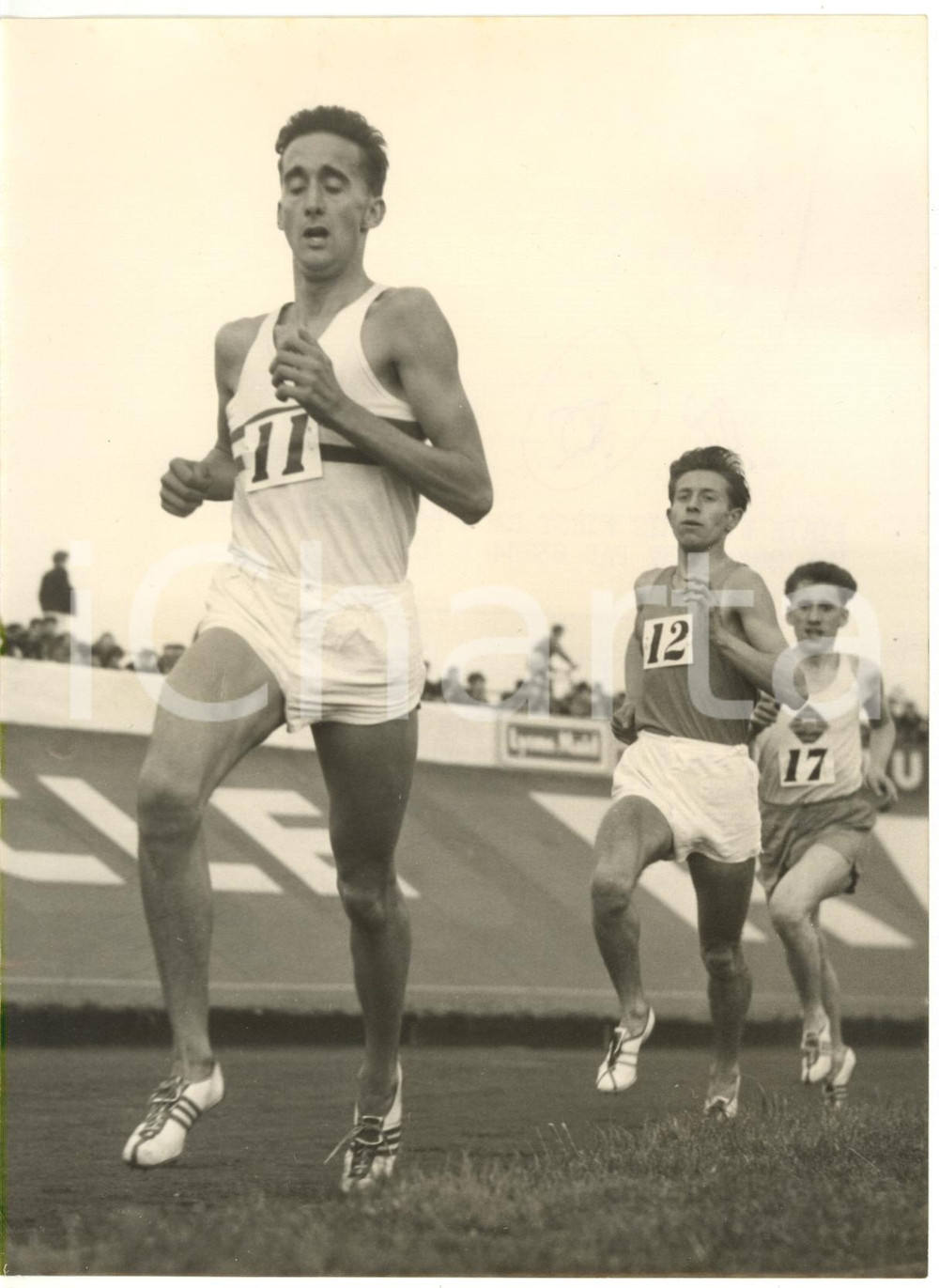 1957 ATHLETICS MANCHESTER Harris Stadium - Gordon PIRIE Gerry NORTH Brian HALL