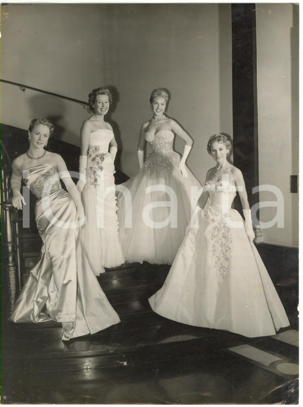 1956 LONDON - Julia ARNALL Susan BEAUMONT Belinda LEE Muriel PAVLOW *Photo