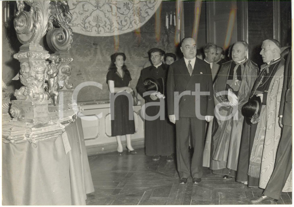 1953 TORINO Palazzo CHIABLESE Giovanni BOVETTI Cardinale Maurilio FOSSATI mostra