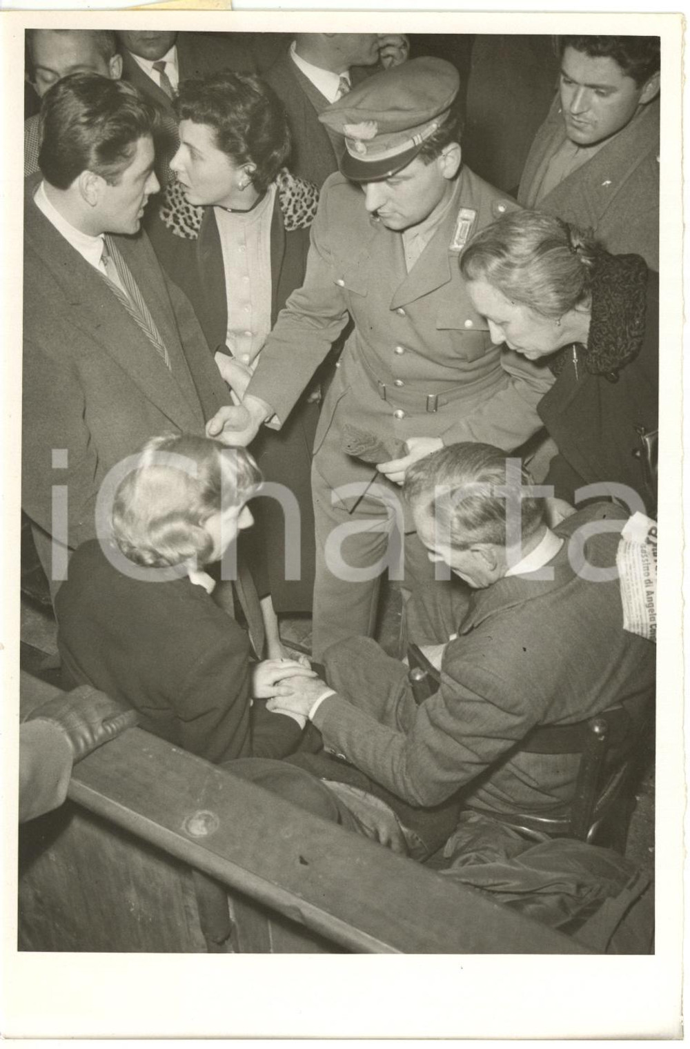 1955 AOSTA - DELITTO DI ENTRÈVES - Genitori di Angela CAVALLERO dopo la sentenza