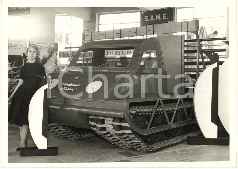 1958 TORINO Salone Internazionale Trattore - BOMBARDIER MUSKEG da esplorazione