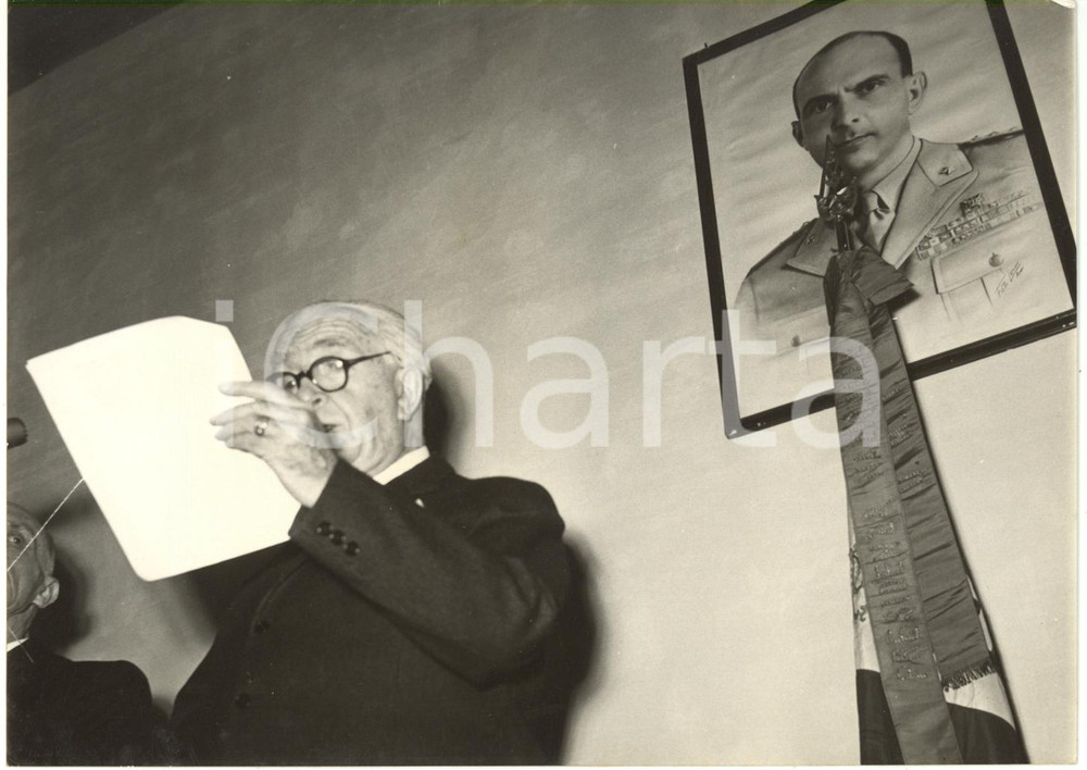 1959 ROMA Via Rasella - Luigi FEDERZONI alla VIII Assemblea nazionale UMI *Foto