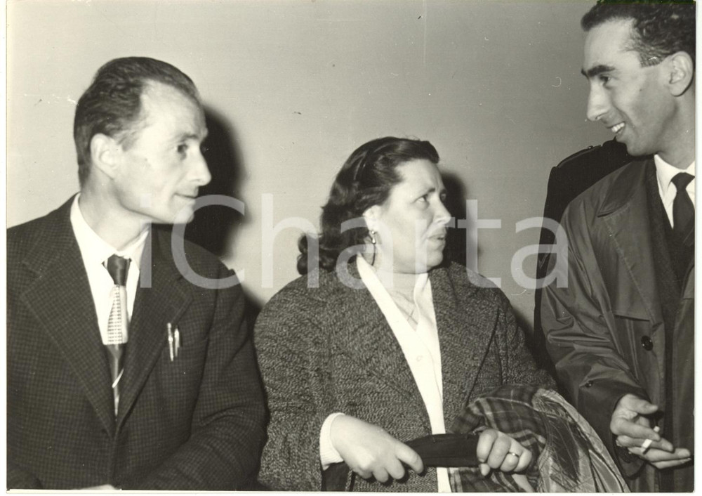 1959 FIRENZE Corte d'Assise - Processo BRACCI - Lionello EGIDI con la moglie