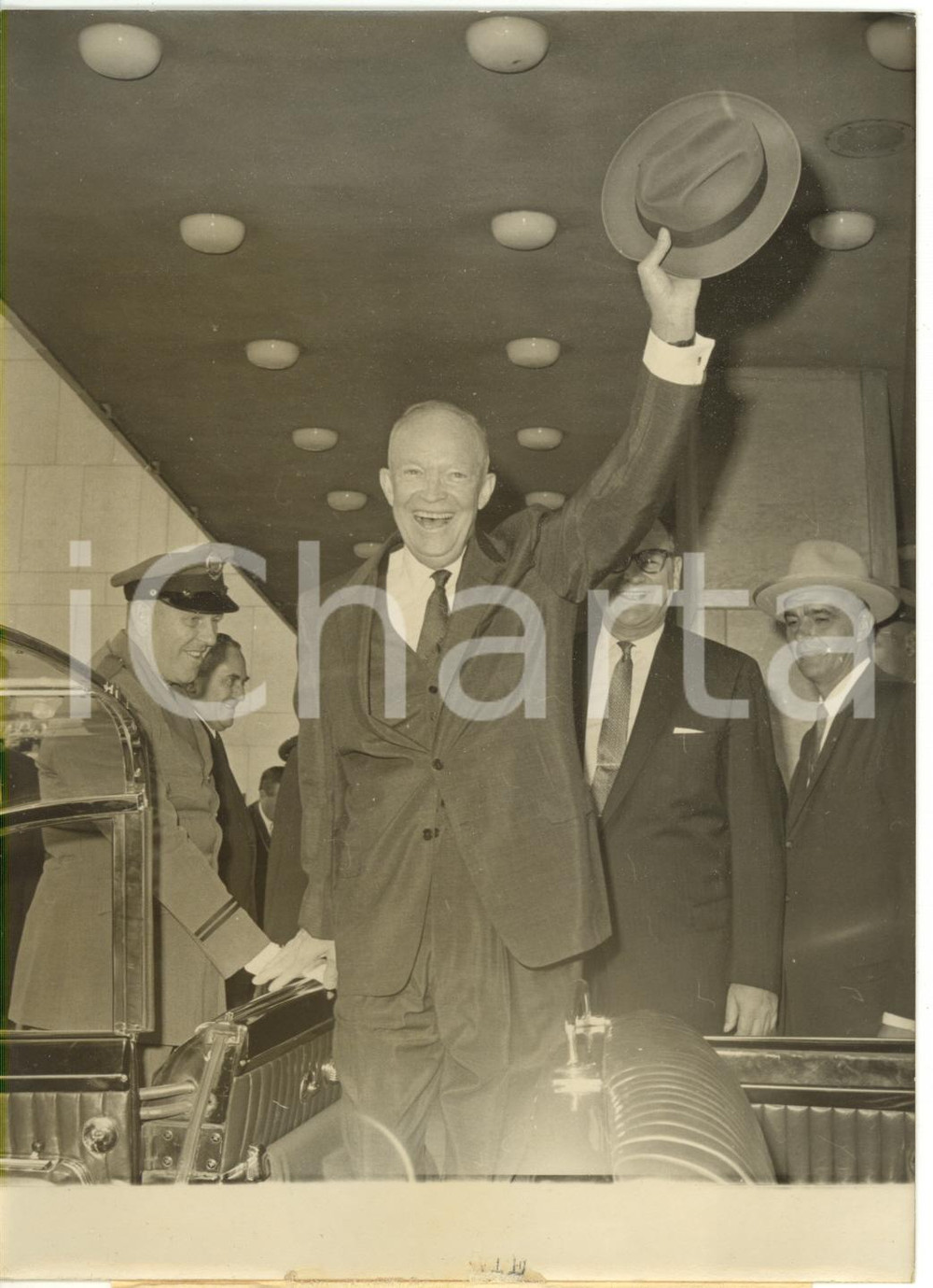 1960 NEW YORK ONU - UNGA Dwight D. EISENHOWER - Saluto del Presidente USA *Foto 