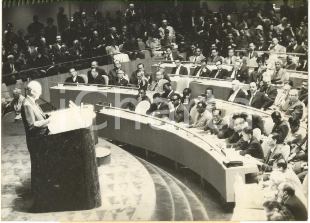 1960 NEW YORK ONU Dwight D. EISENHOWER Discorso Assemblea Generale Nazioni Unite