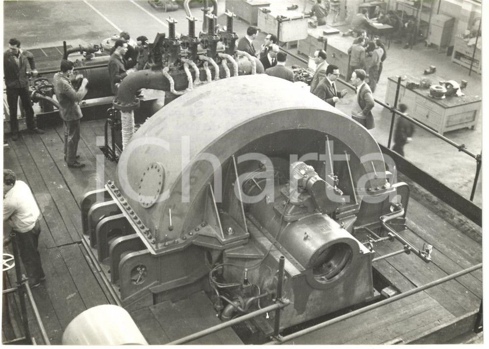 1961 GENOVA - AGIP Nucleare - Test turboalternatore per centrale di LATINA (2)