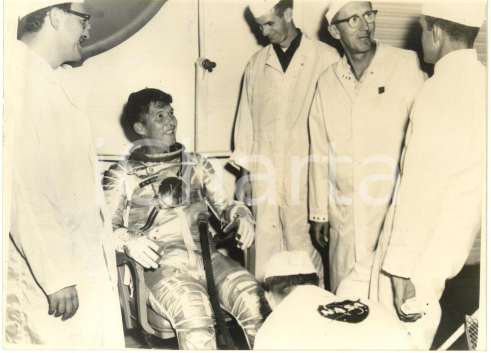 1962 CAPE CANAVERAL - NASA Walter SCHIRRA Test missione Mercury-Atlas 8 *Foto