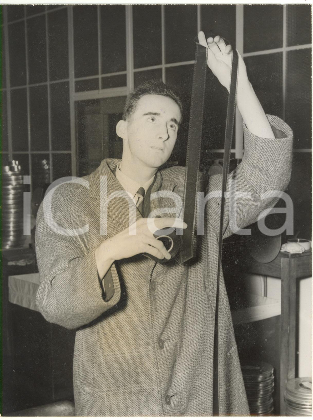 1953 LONDON Pathe House - Gordon PIRIE studia pellicola di gara di Emil ZÁTOPEK