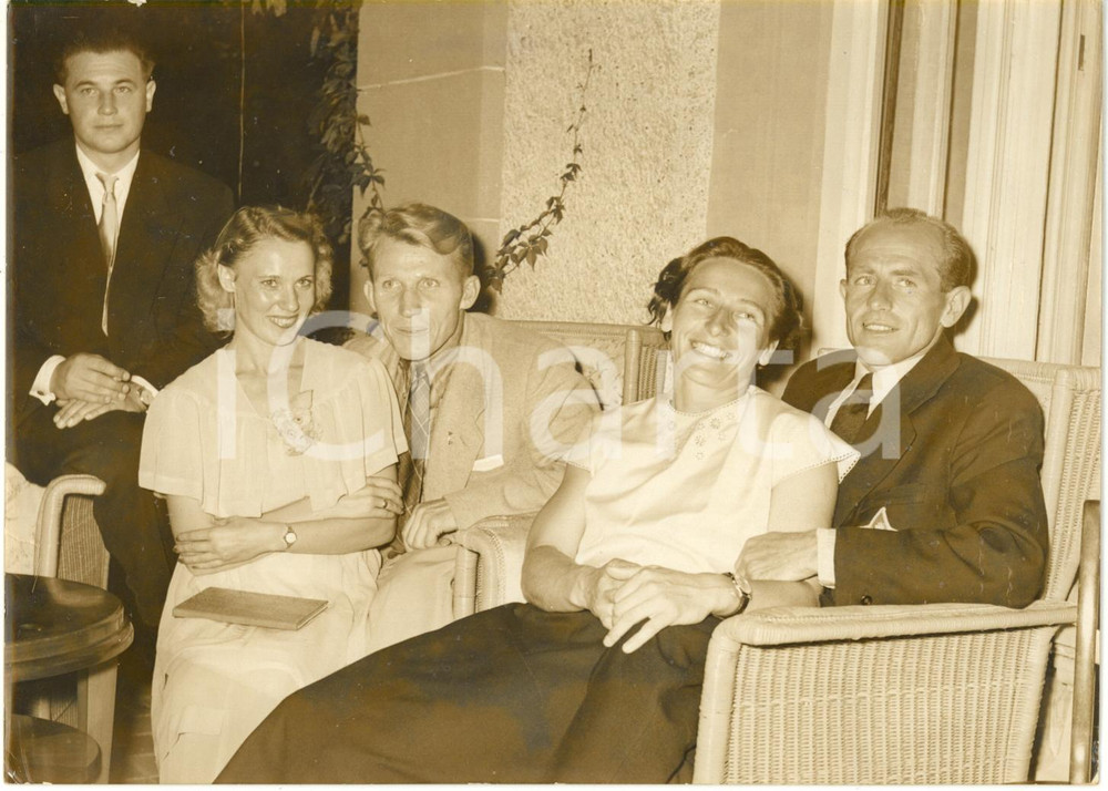 1954 BERNA Ambasciata URSS - Emil ZÁTOPEK Nina OTKALENKO Vladimir KUC 