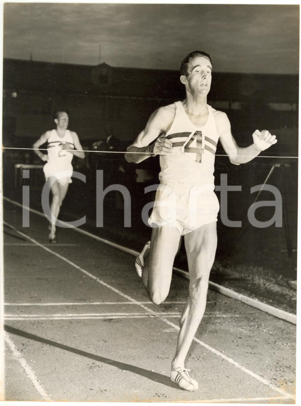 1957 LONDON WHITE CITY STADIUM Gordon PIRIE Derek IBBOTSON at meeting UK - USSR