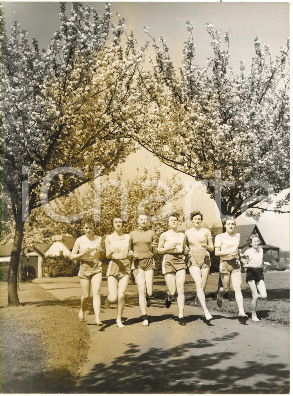1953 RICHMOND Old Deer Park - Allenamento atlete Spartan Ladies Athletic Club