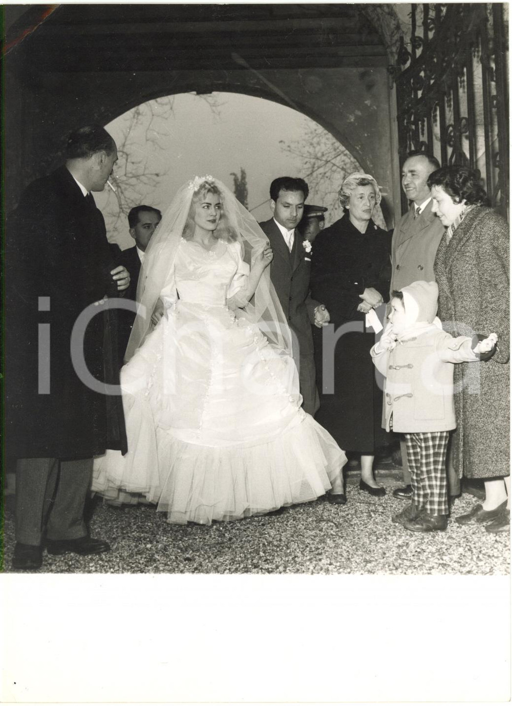 1958 CORDOVADO (PN) Cappella Conti PORCIA - Matrimonio di Paola BOLOGNANI *Foto