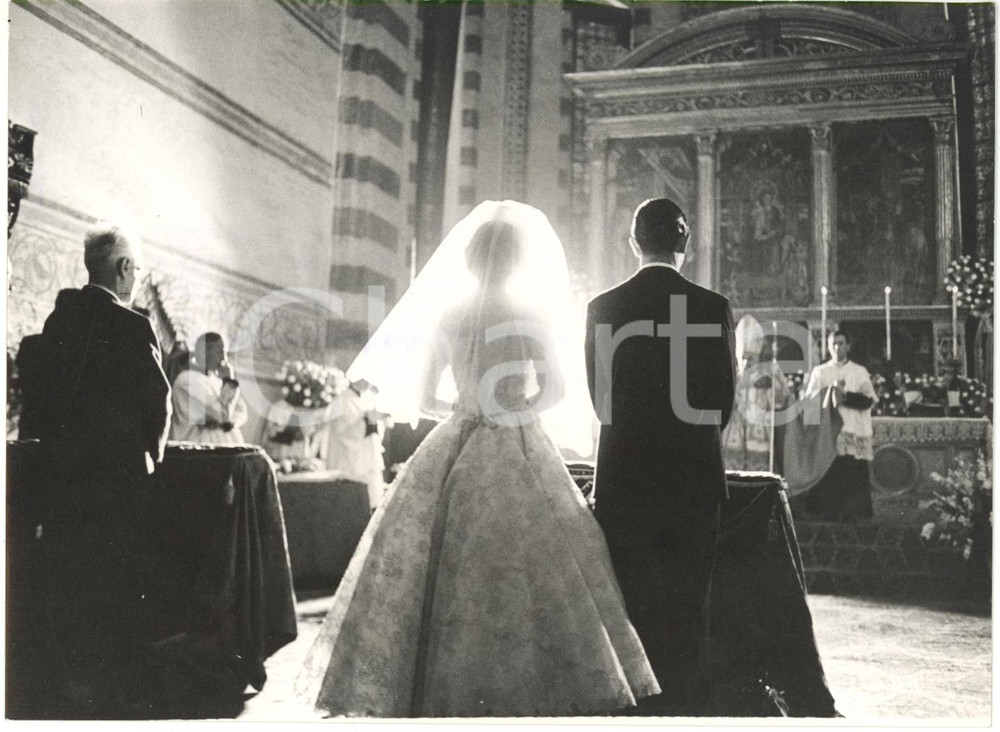 1959 VERONA Basilica di San Zeno - Matrimonio Rosanna CARTERI e Franco GROSOLI