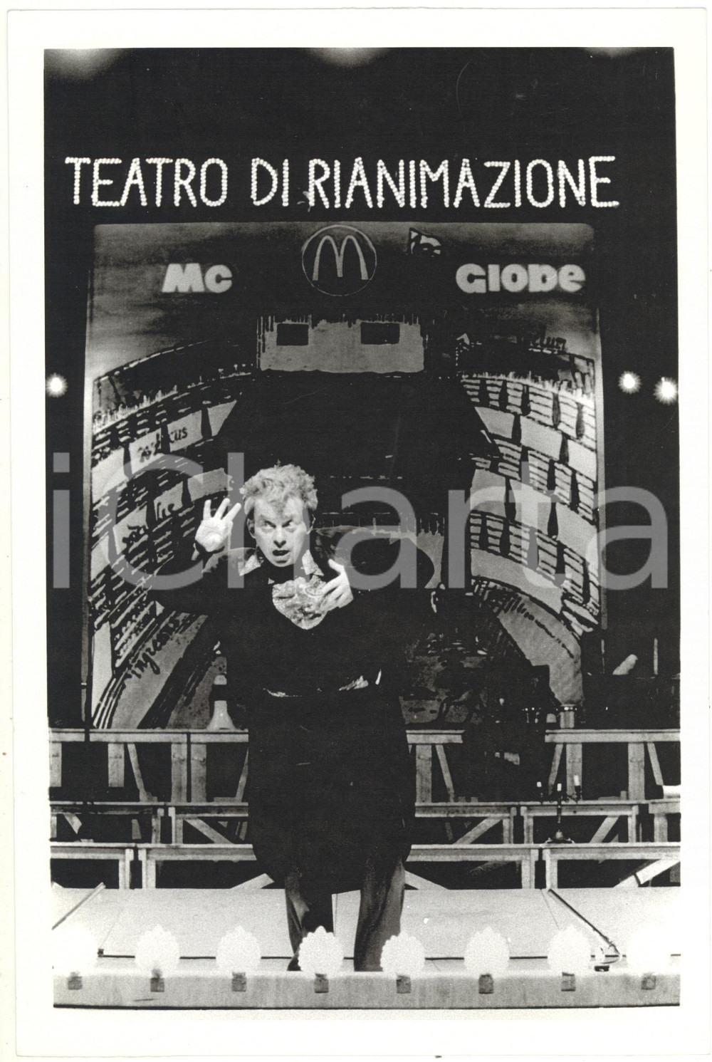 1998 TEATRO - A.GI.DI. Paolo ROSSI in "Romeo and Juliet" *Foto 16x24 cm