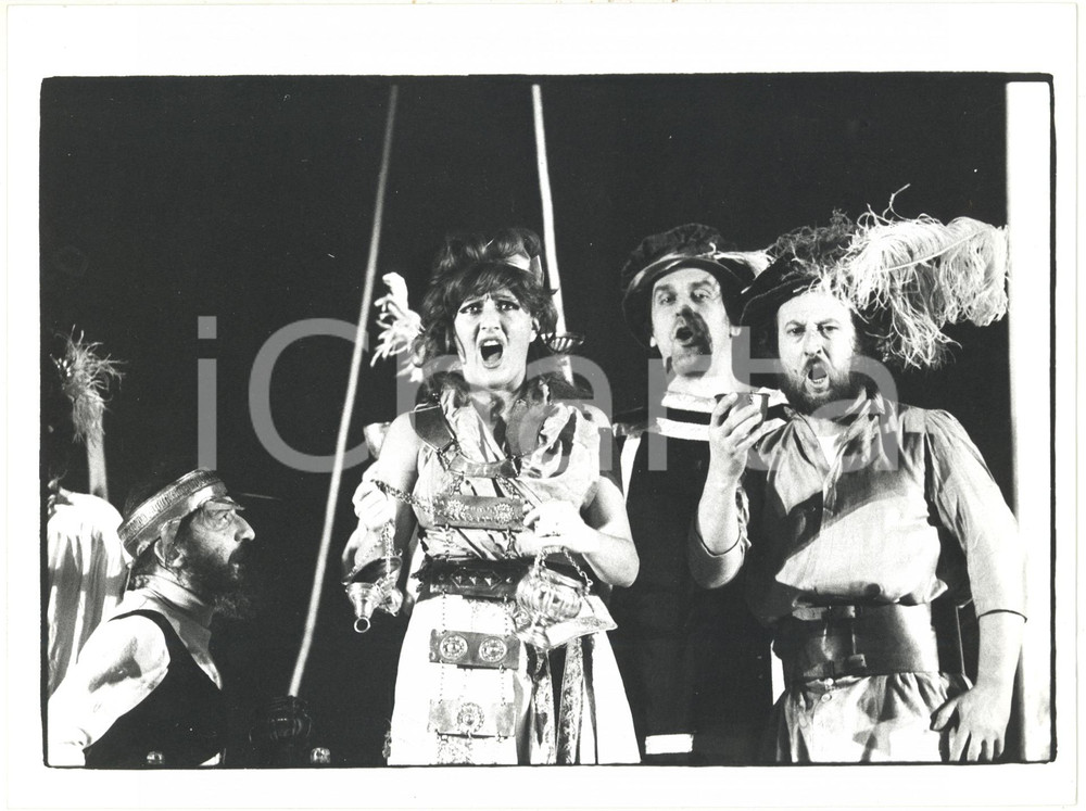 1980ca TEATRO Franco PARENTI Francesca BENEDETTI Sandro QUASIMODO Elio VELLER