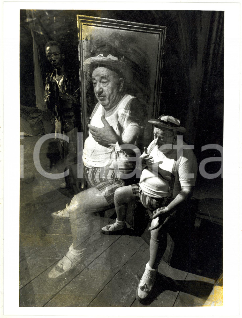 1993 MILANO - TEATRO Piero MAZZARELLA Saidou Moussa BA *Foto ARTISTICA 18x24