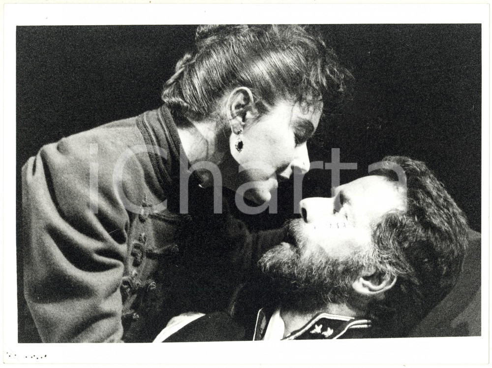 1990 TEATRO - Monica GUERRITORE Gabriele LAVIA ne "IL PADRE" Foto 24x18