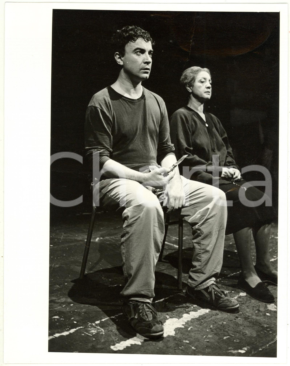 1988 TEATRO Franco BRANCIAROLI Mirton VAIANI in CONFITEOR Regia Giovanni TESTORI