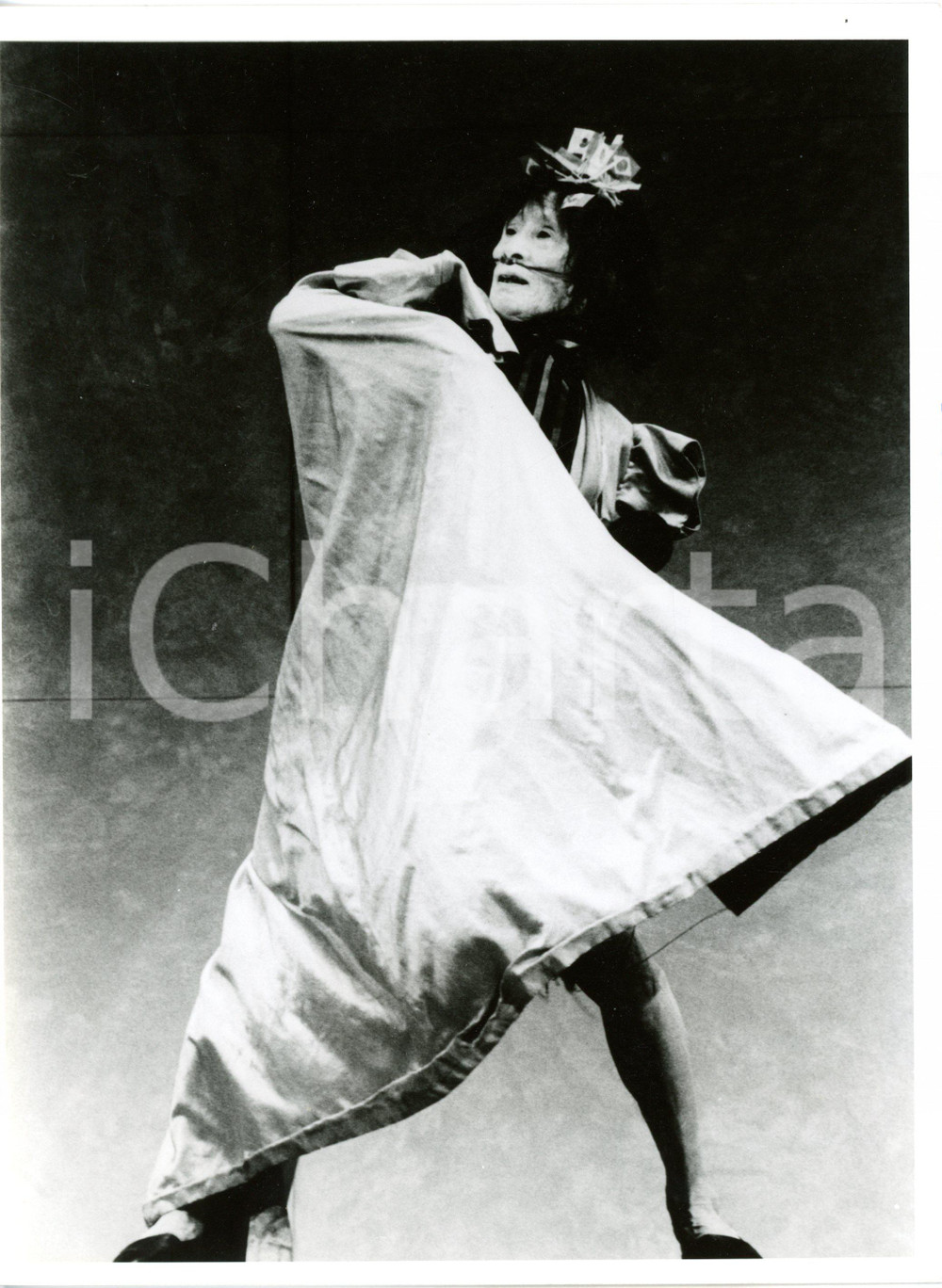 1991 ROVERETO Festival Oriente Occidente - Ritratto di Kazou OHNO Foto 18x24