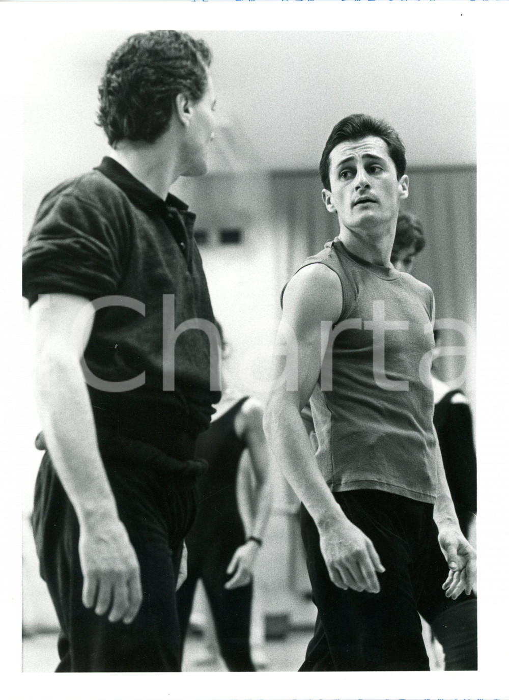 1990 ca DANZA Van Gogh di Vincente NEBRADA Santiago DE LA QUINTANA durante prove