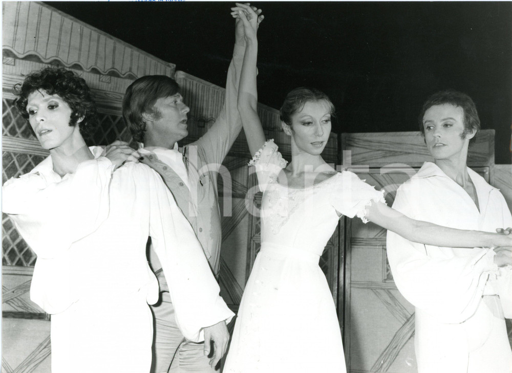 1980 ca TORINO - DANZA Laura FURNO con Milorad MISKOVITCH e Jean Pierre MARTAL